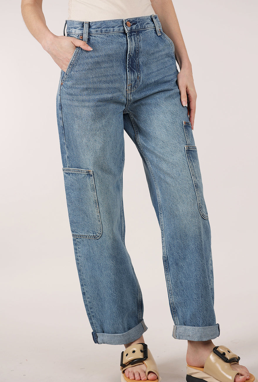 Pistola Sonny Multi Pocket High Rise Barrel, Coastal Fade 