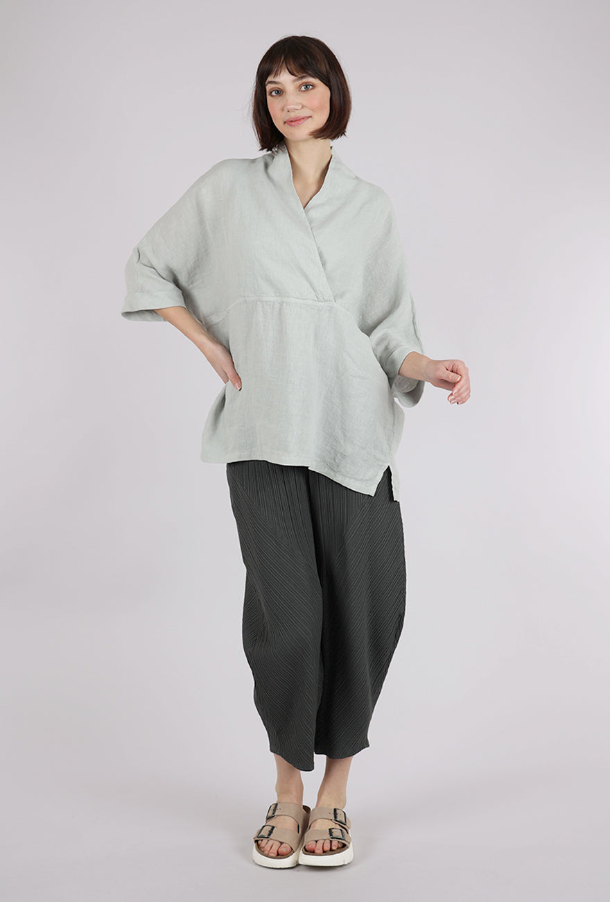 Own Linen Kimono Top, Stone