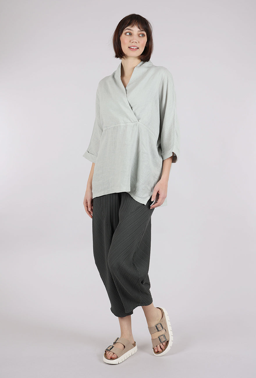 Own Linen Kimono Top, Stone