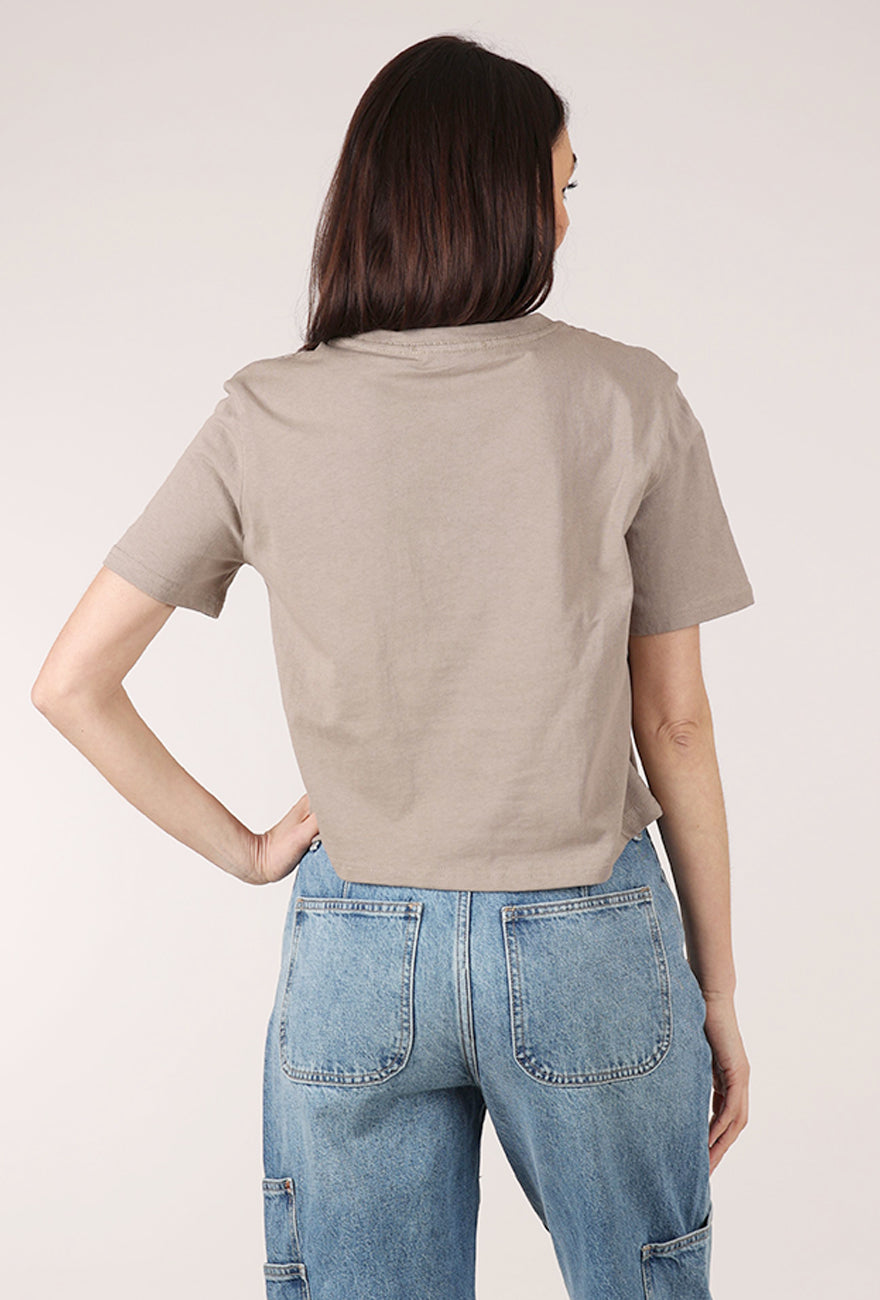 Favorite Daughter The Organic Favorite Tee, Soft Taupe 