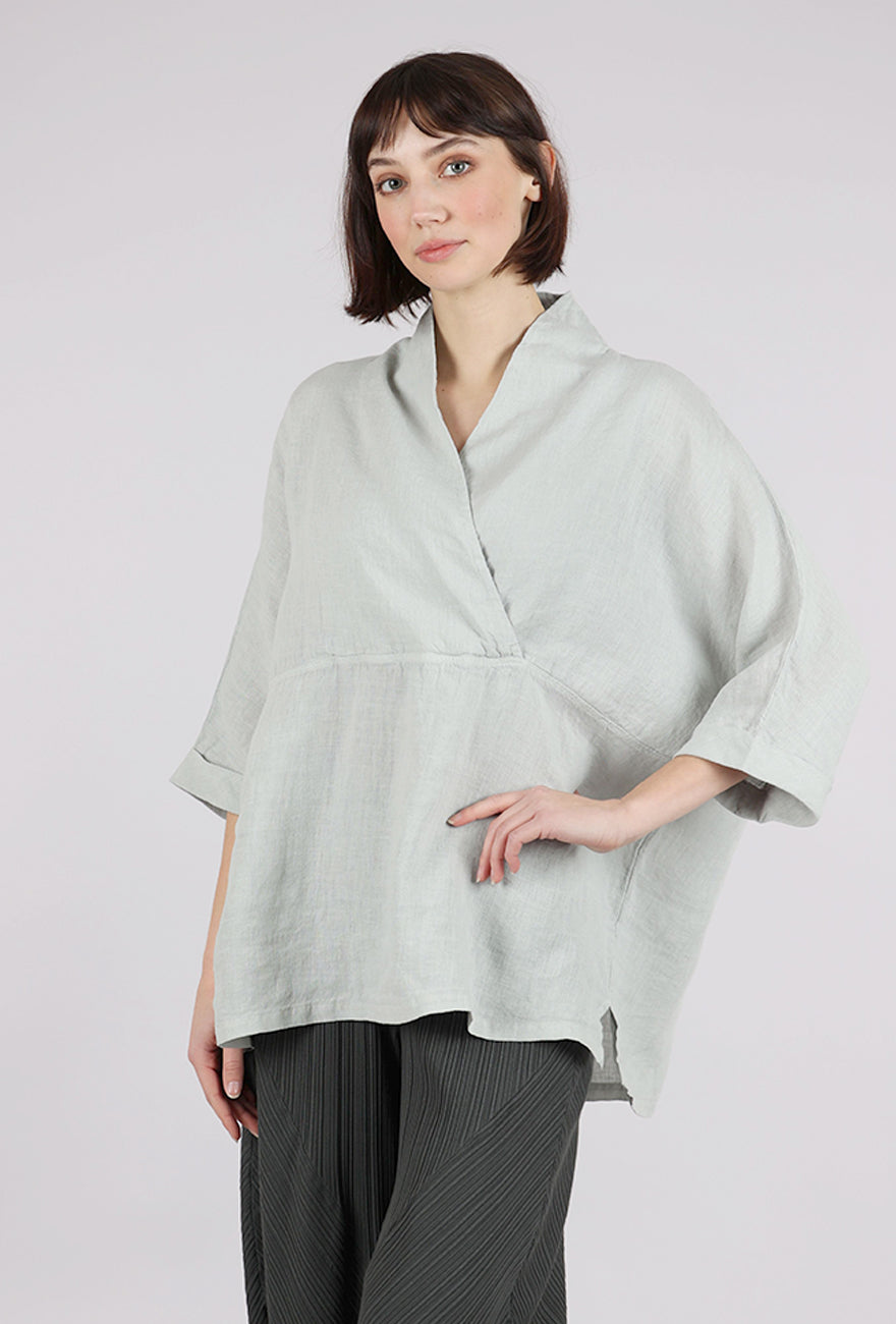 Own Linen Kimono Top, Stone