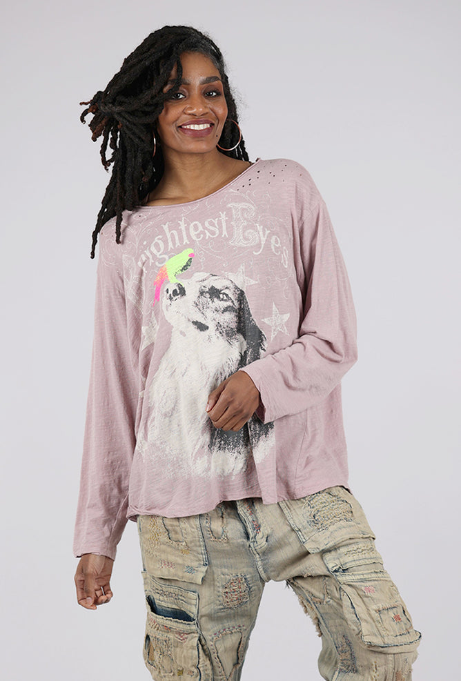 Magnolia Pearl Viggo Tee, Brightest Eyes/Lychee Blossom 