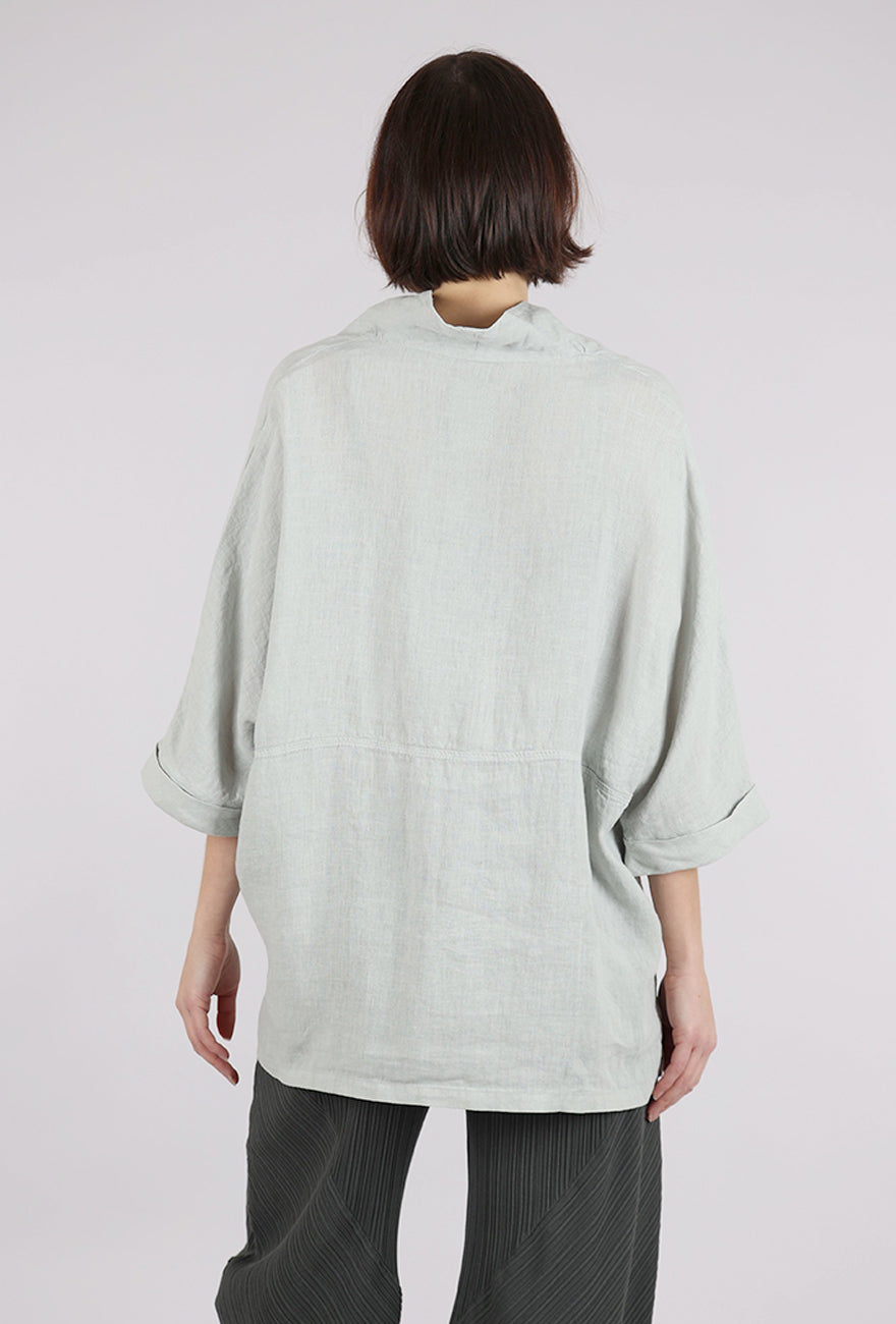 Own Linen Kimono Top, Stone