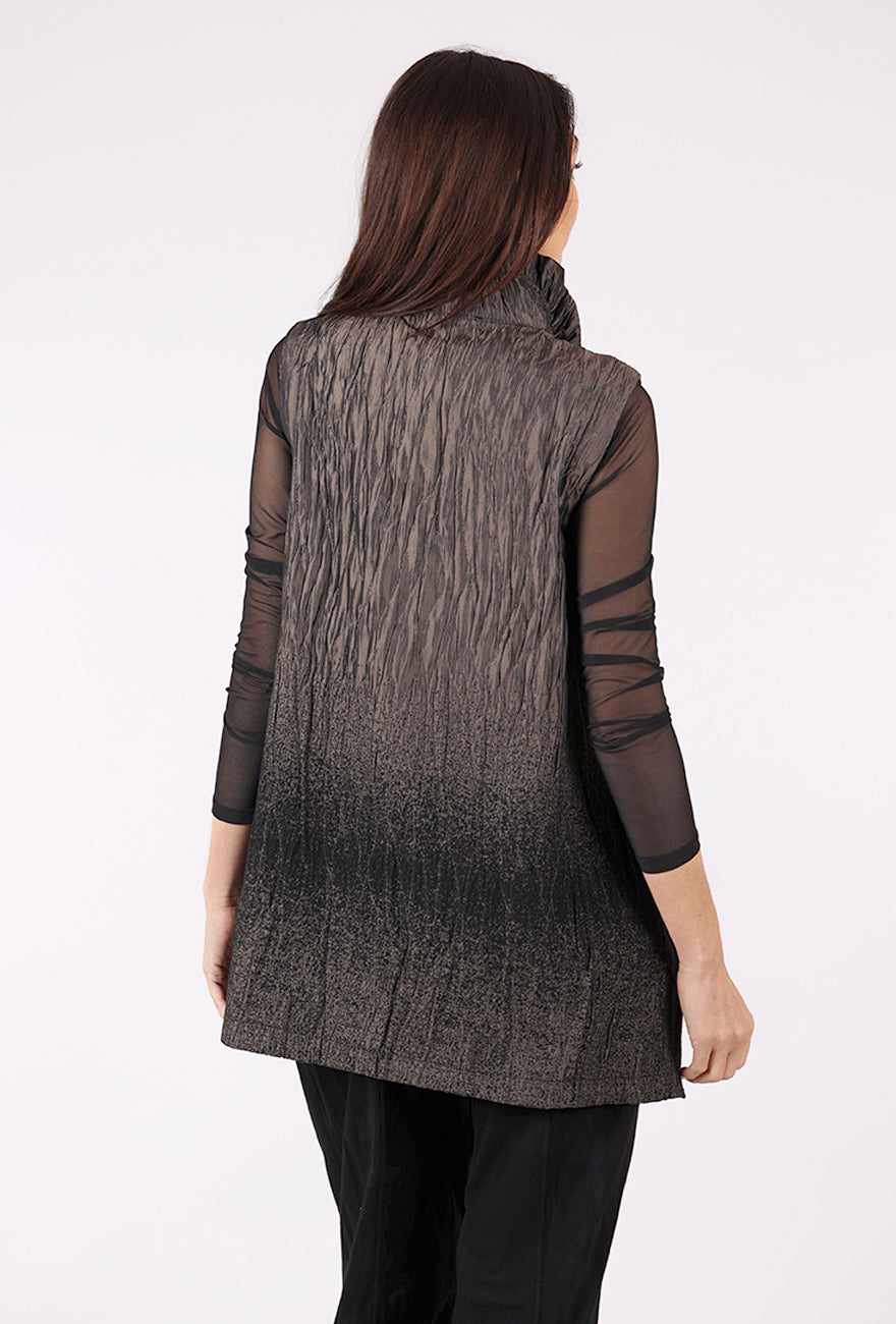 Moonlight Static Pattern Vest, Bronze 