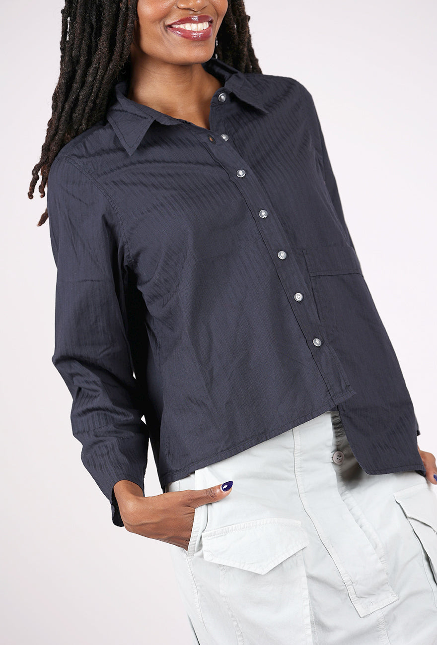 Button Down Pocket Top, Lights Out