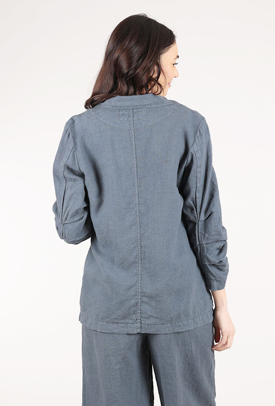 Grizas Linen Lady Blazer, Coal 