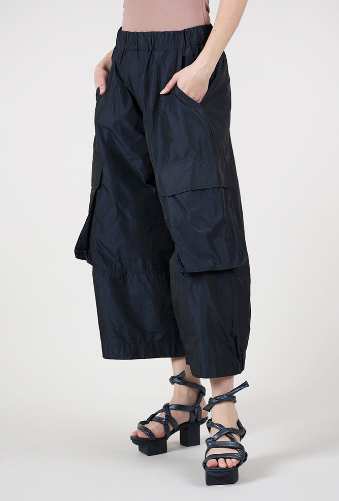 Alembika Taffeta Pocket Pant, Navy 