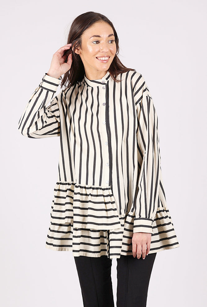 Bitte Kai Rand Tuck Detail Shirt, Pirate Stripe 