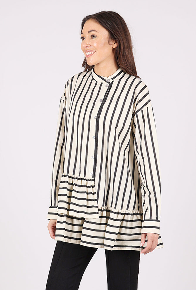 Bitte Kai Rand Tuck Detail Shirt, Pirate Stripe 