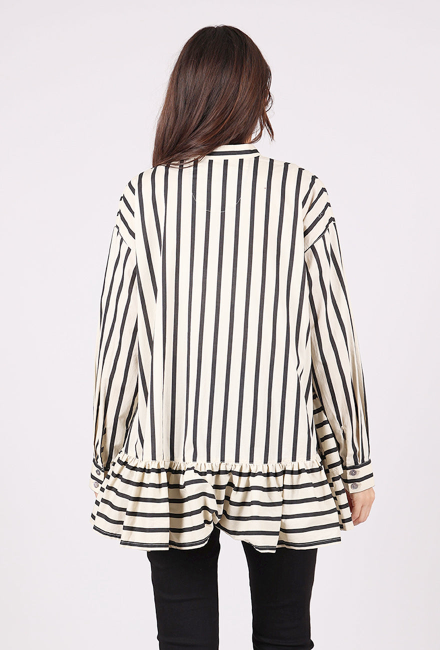 Bitte Kai Rand Tuck Detail Shirt, Pirate Stripe 