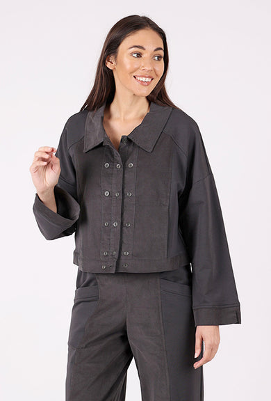 Luukaa Umbra Short Cord/Jersey Jacket, Mink 