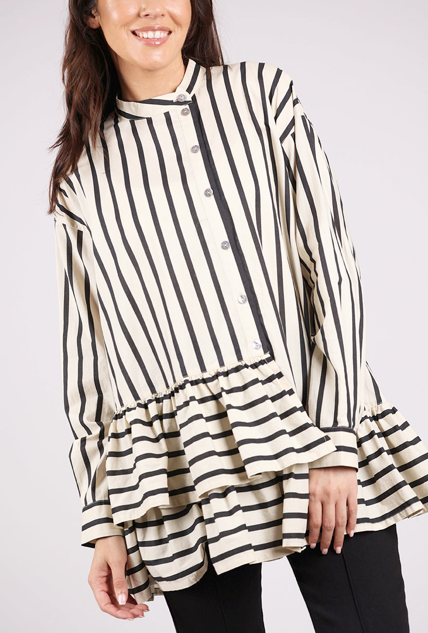 Bitte Kai Rand Tuck Detail Shirt, Pirate Stripe 
