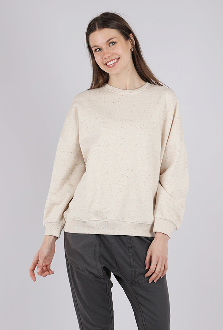 Sessun Chebbi Oversized Sweatshirt, Sandstone 