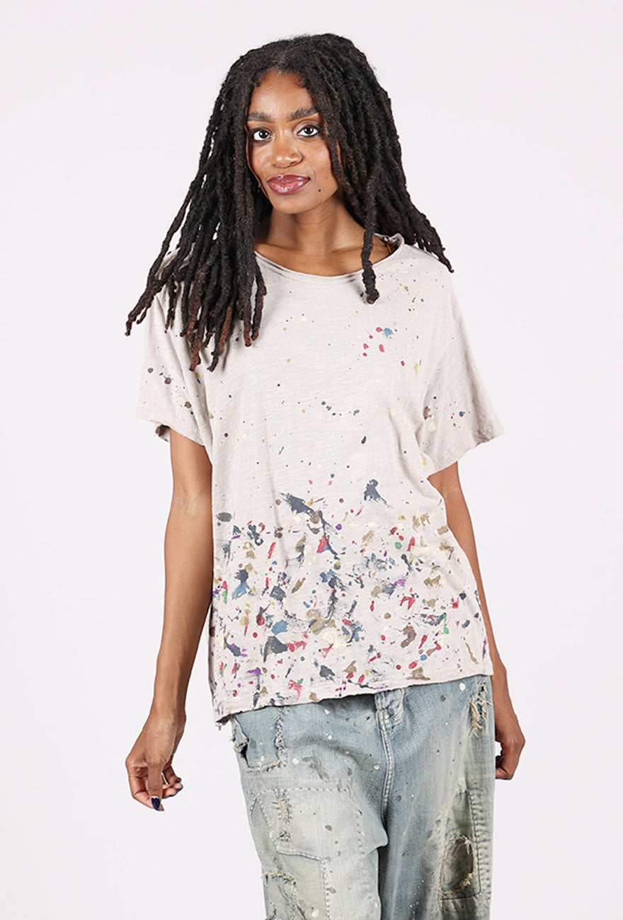 Magnolia Pearl Boyfriend Tee, PJB Art/Ash 