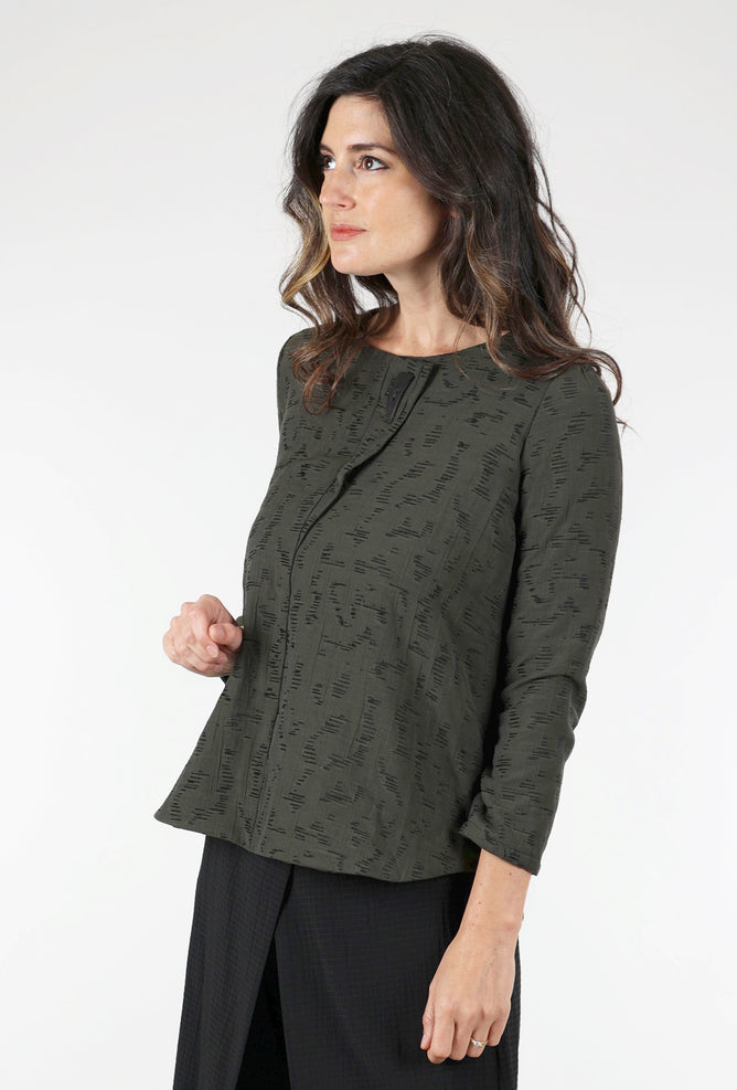 Niche Dash Jacquard Meadow Jacket, Olive 