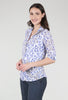 David Cline Roll-Up Sleeve Crinkle Shirt, Ice Print 