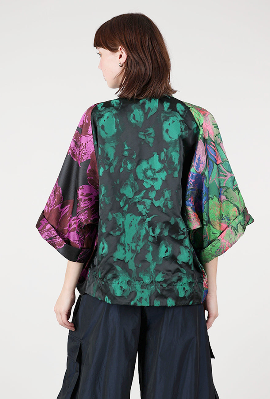 Alembika Dolman Jacquard Jacket, Magenta Mix 