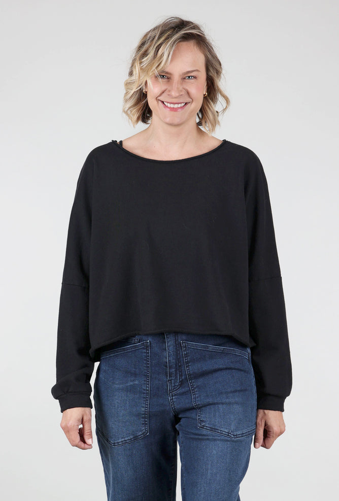 Suzy D London Maeve Sweatshirt, Black 