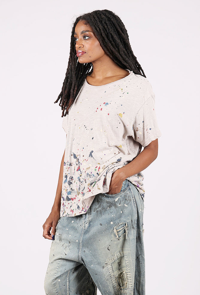 Magnolia Pearl Boyfriend Tee, PJB Art/Ash 