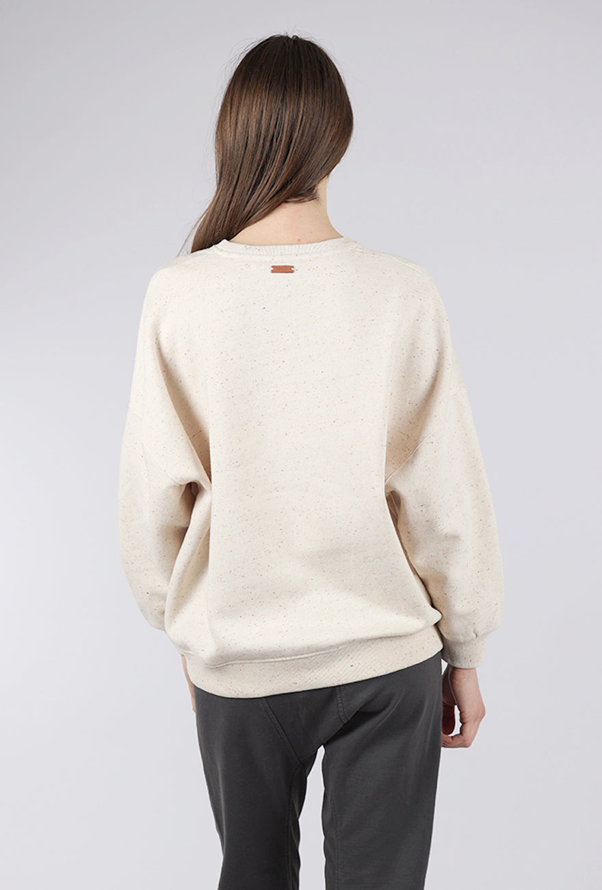 Sessun Chebbi Oversized Sweatshirt, Sandstone 