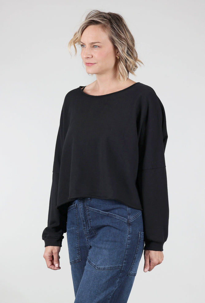 Suzy D London Maeve Sweatshirt, Black 