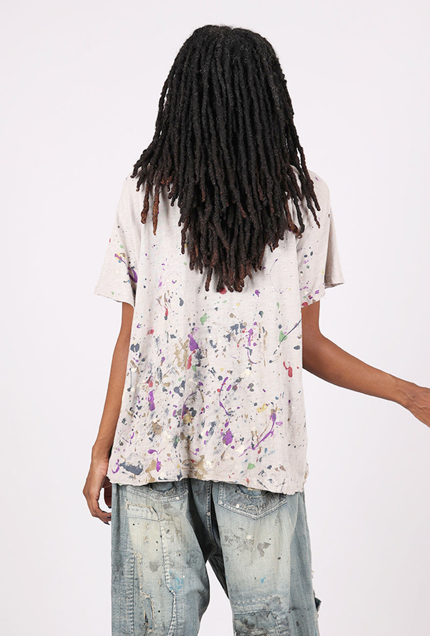 Magnolia Pearl Boyfriend Tee, PJB Art/Ash 