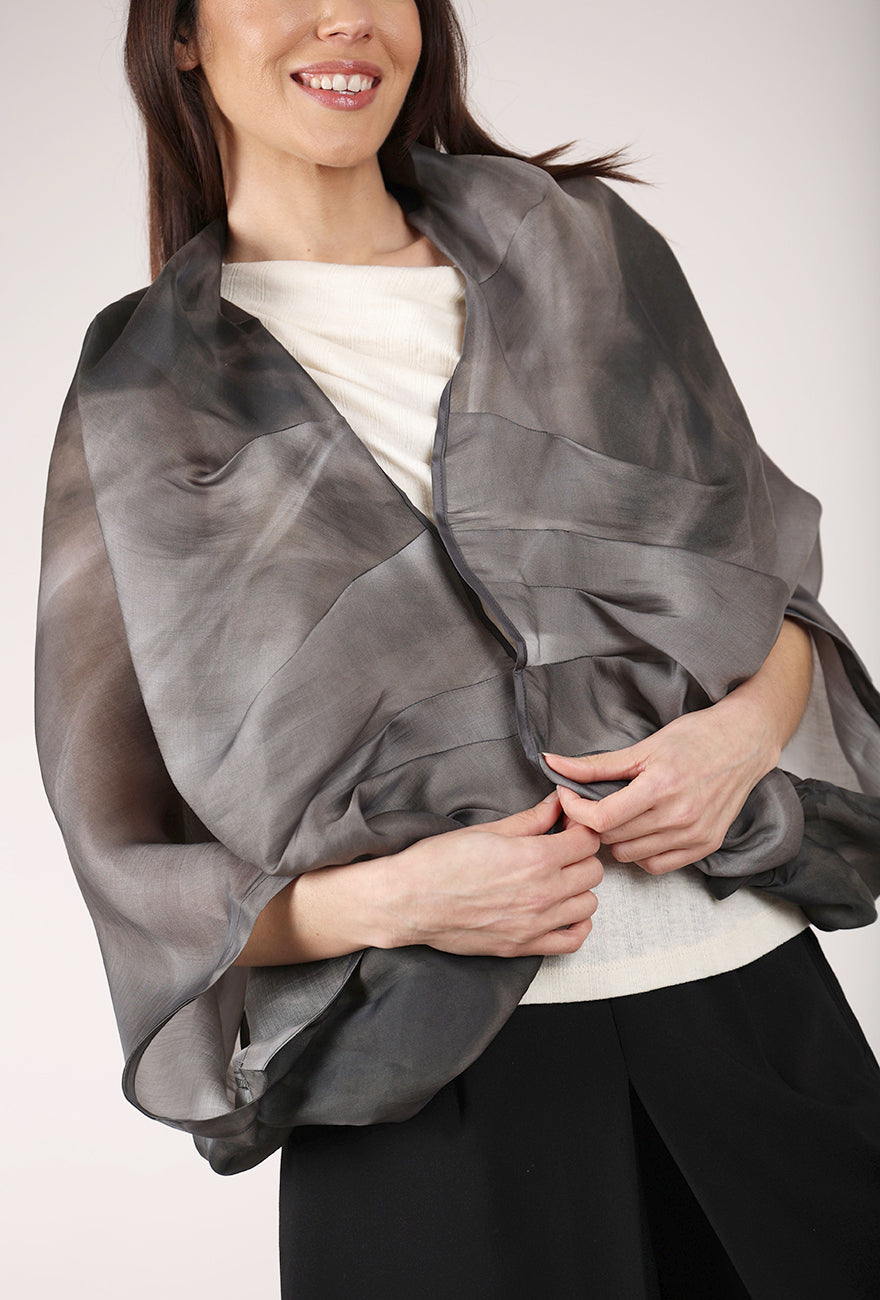 Moyuru Airy Shrug, Gravel 