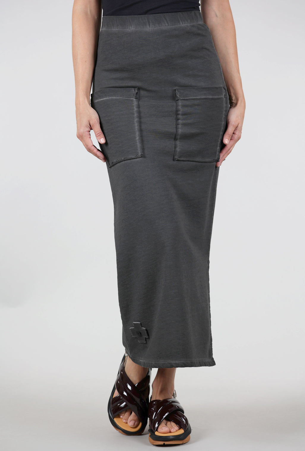 Pluslavie Pen Skirt, Asphalt 