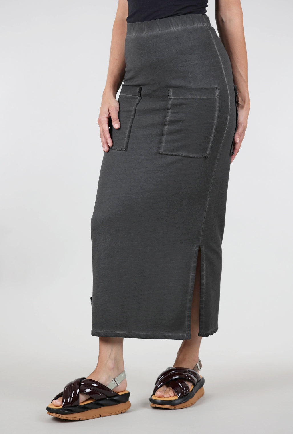 Pluslavie Pen Skirt, Asphalt 