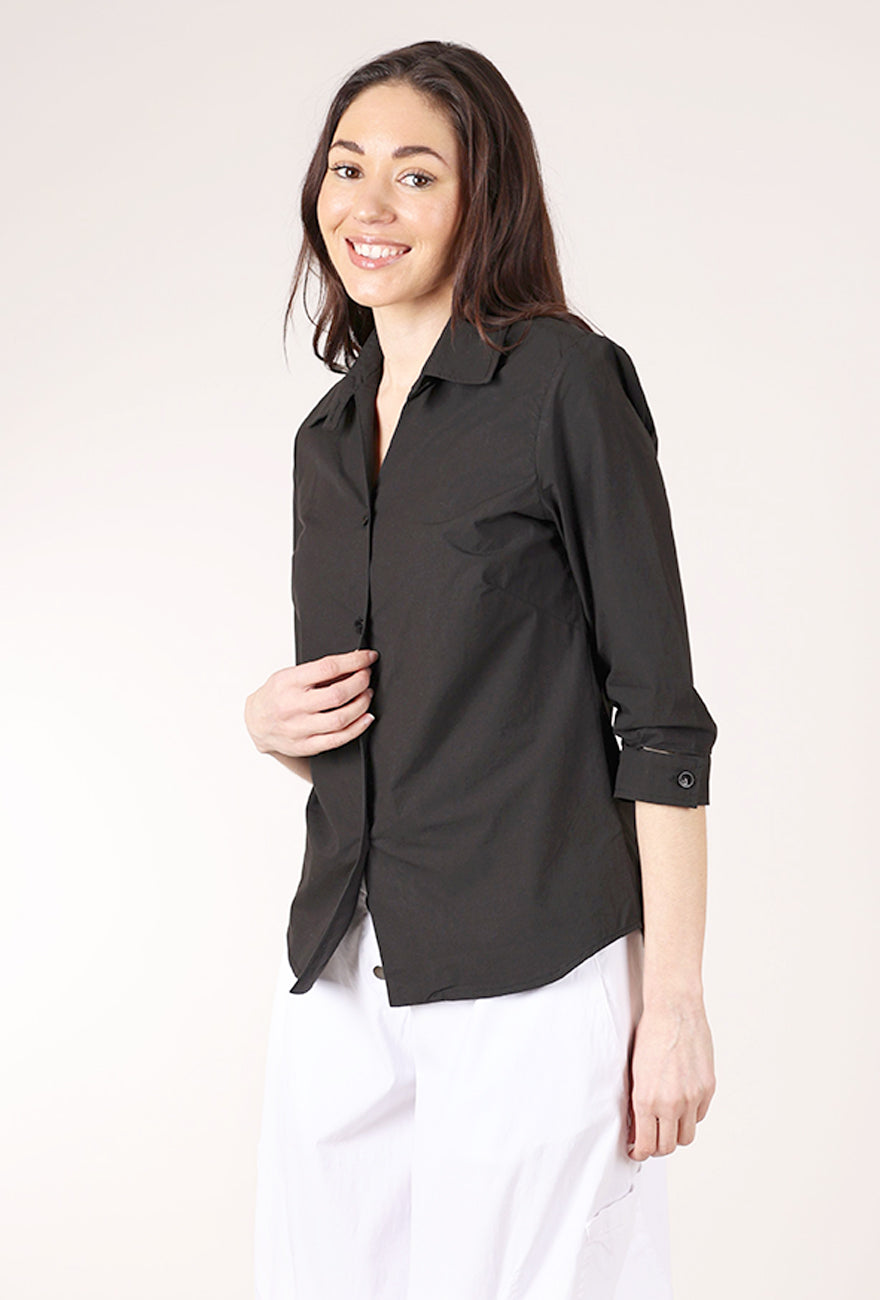 Gershon Bram Gal Button-Up Shirt, Black 