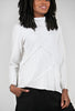 Fenini Waffle Patch Top, Off White 