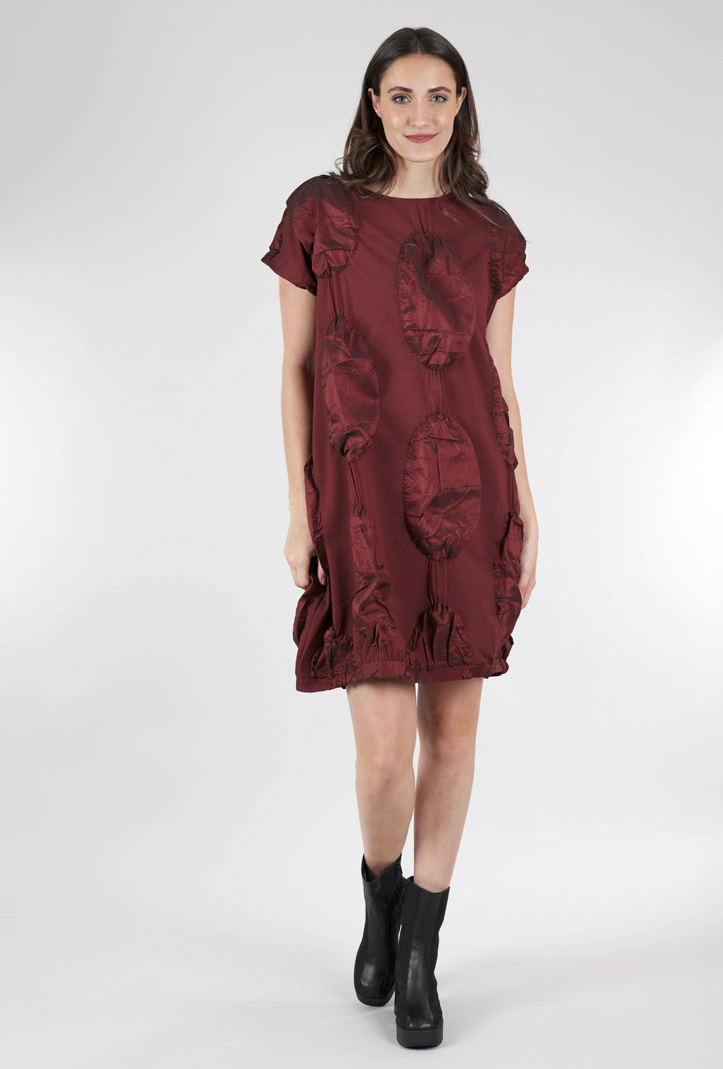 Kozan Simona Disc Dress, Garnet 