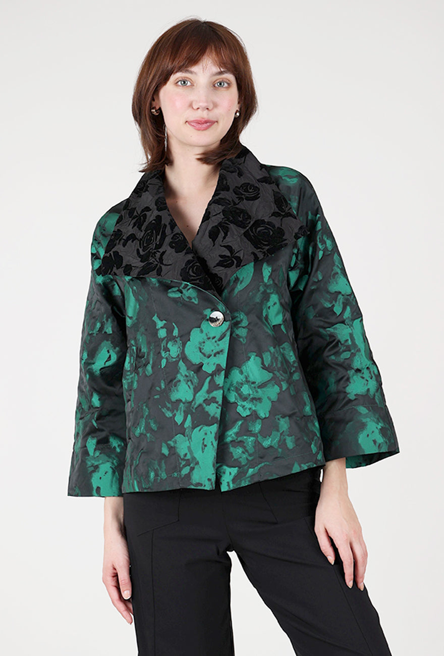 Alembika Rose Splendor Jacket, Emerald 