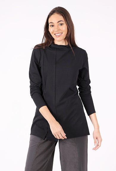 Luukaa NYX Pieced Tneck, Black 
