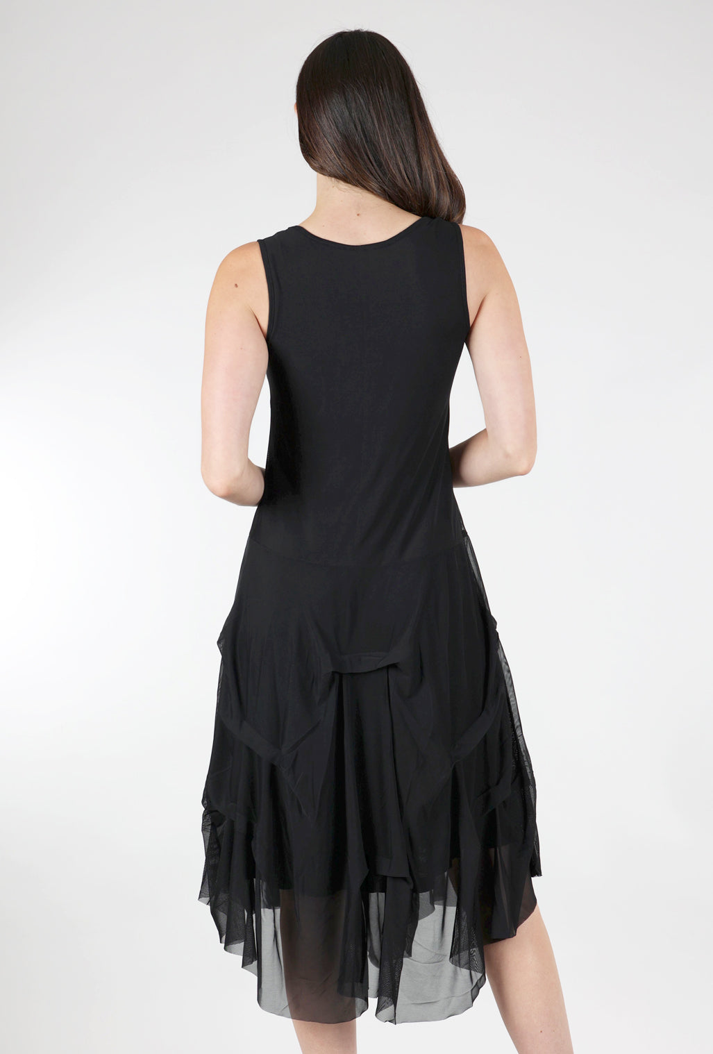 Kozan Martha Dress, Black Mesh 