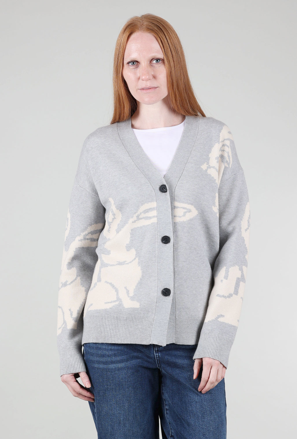 Pink Martini Klara Sweater, Light Gray 