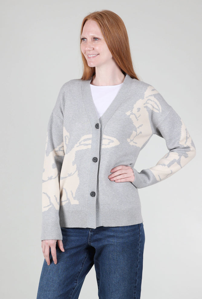 Pink Martini Klara Sweater, Light Gray 