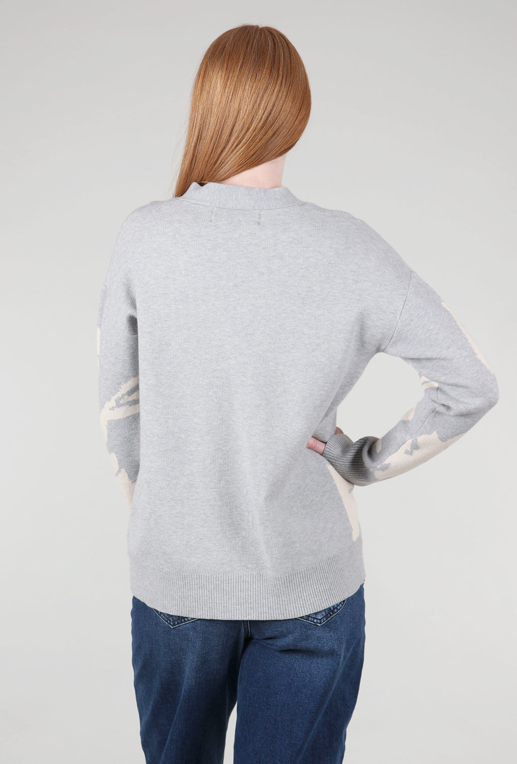 Pink Martini Klara Sweater, Light Gray 