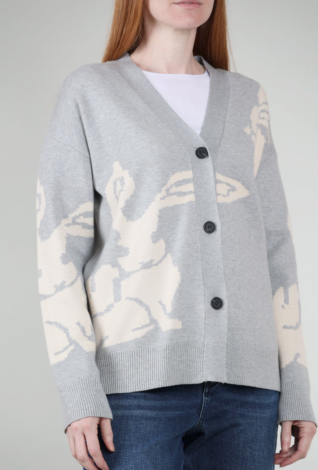 Pink Martini Klara Sweater, Light Gray 