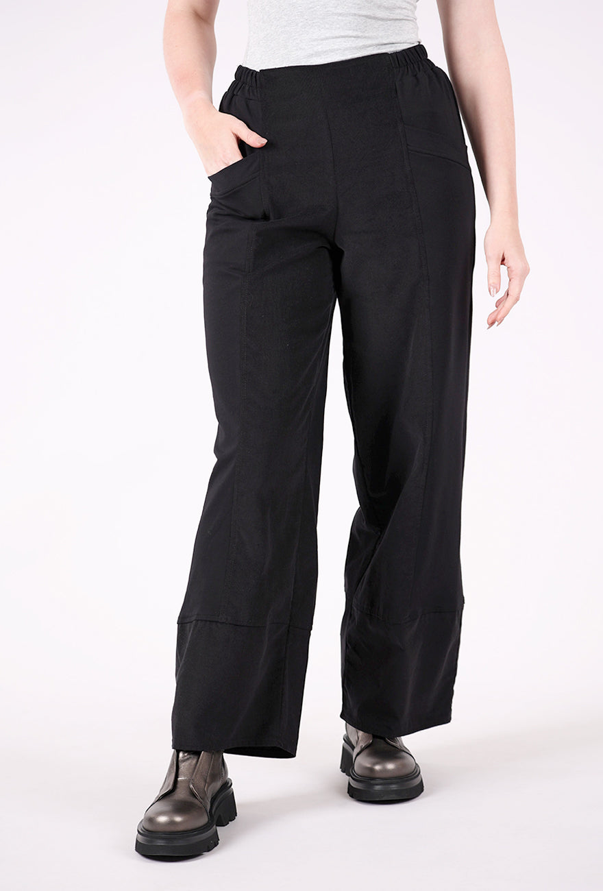 Luukaa Sable Cord/Jersey Pant, Black 