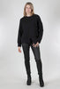 Alembika Asymmetric Hem Sweatshirt, Black 