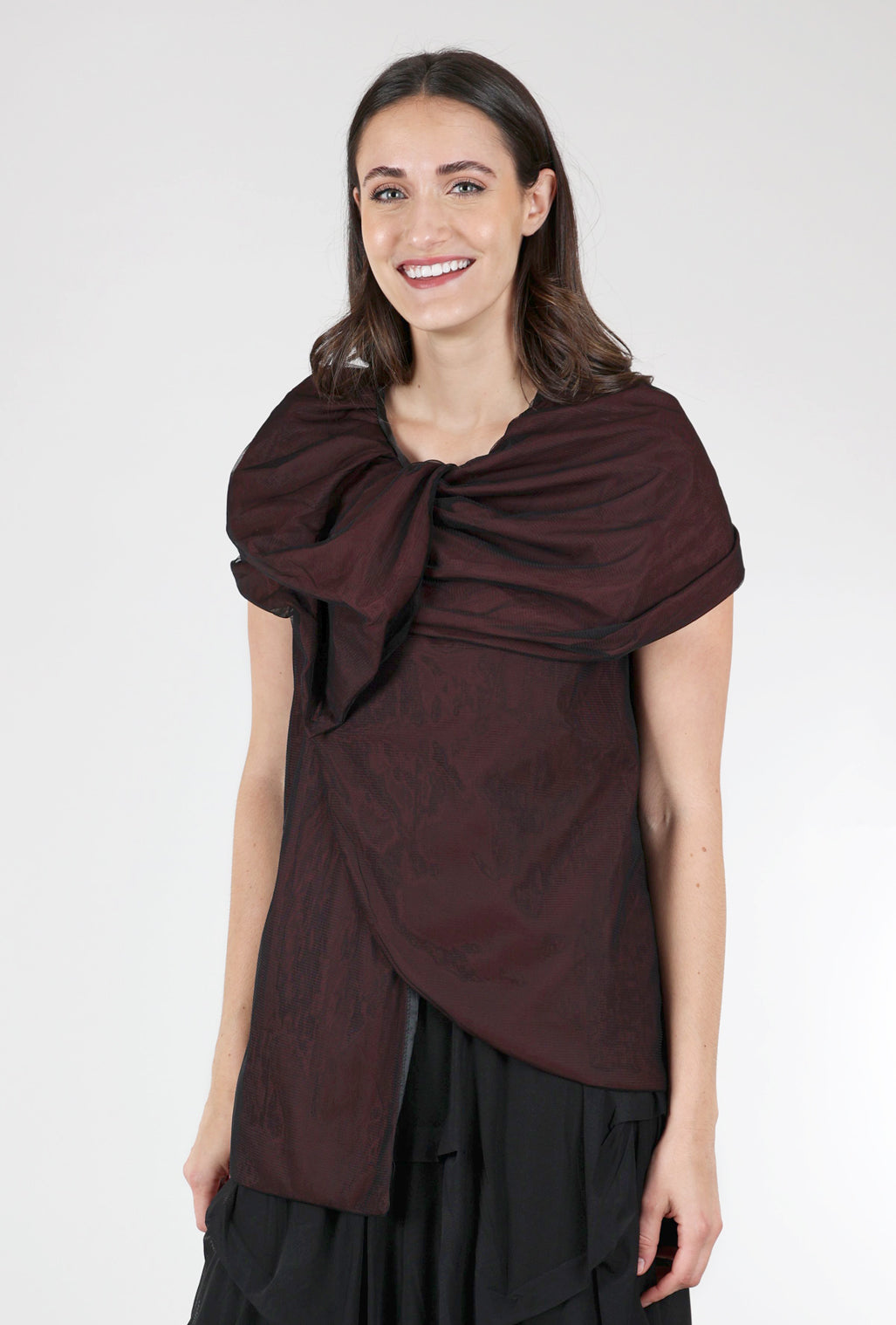 Kozan Aisha Tunic, Garnet 