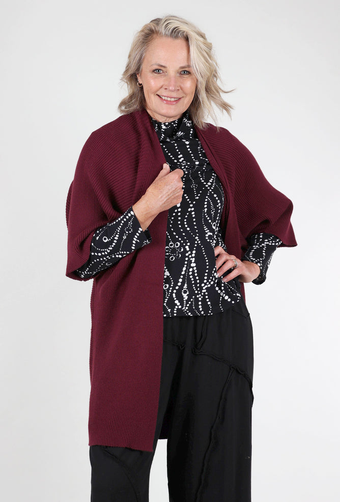 Kerisma Miko Cardigan, Dark Cherry 