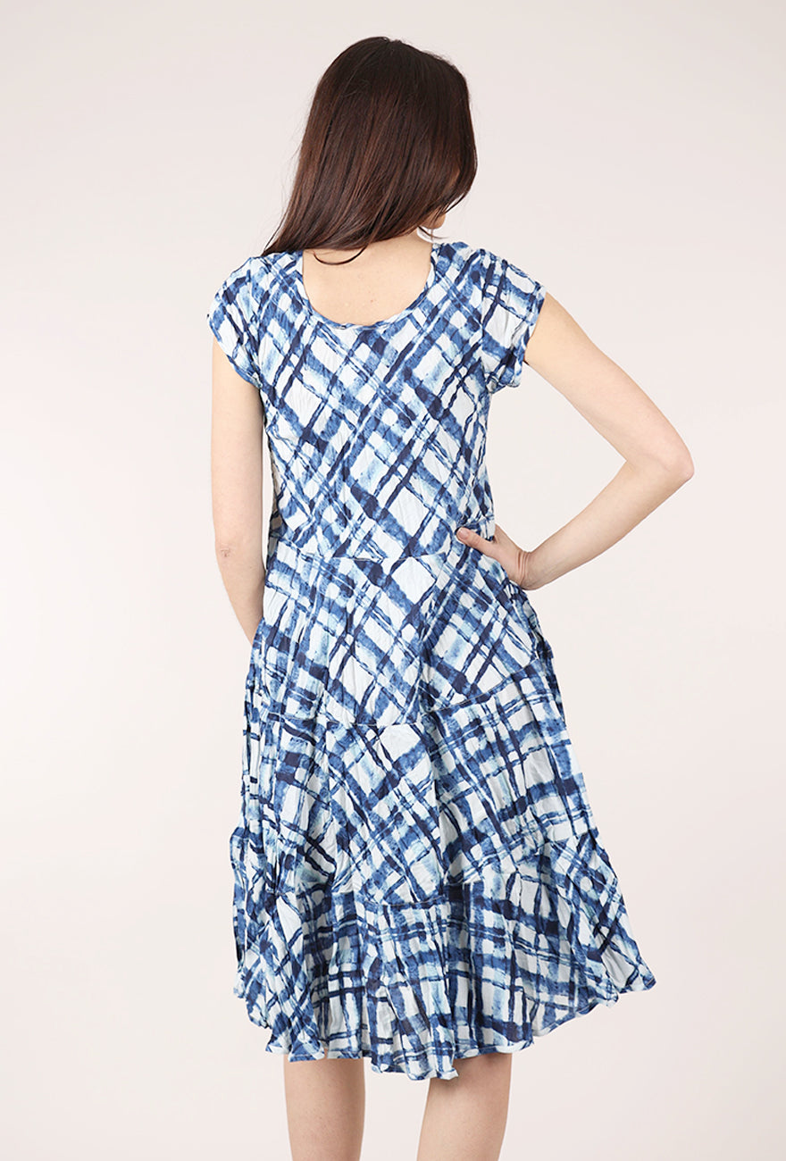 Dress Addict Jade Dress, Cobalt/White 