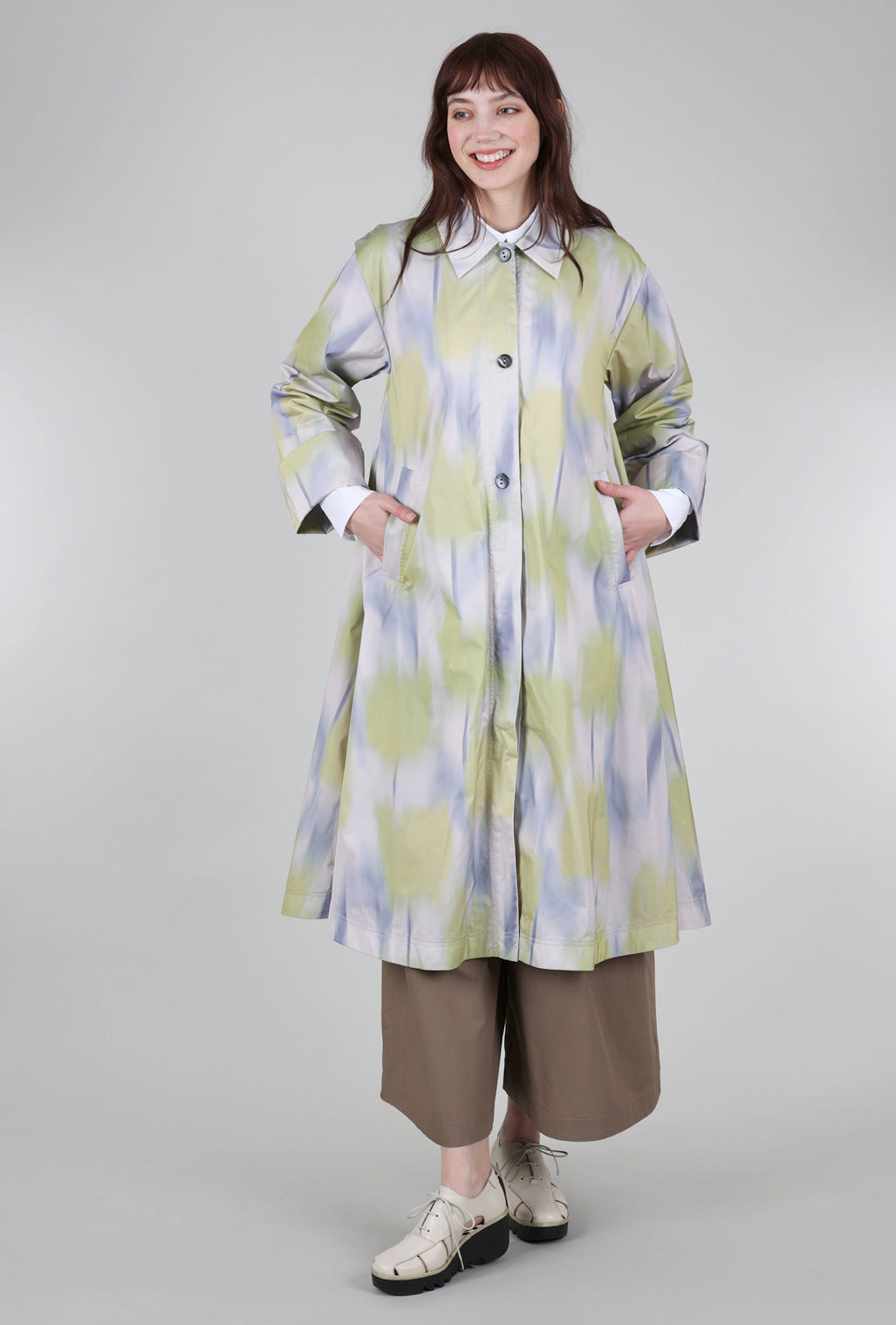 Bitte Kai Rand Ikat Tulip Coat, Lavender Multi 