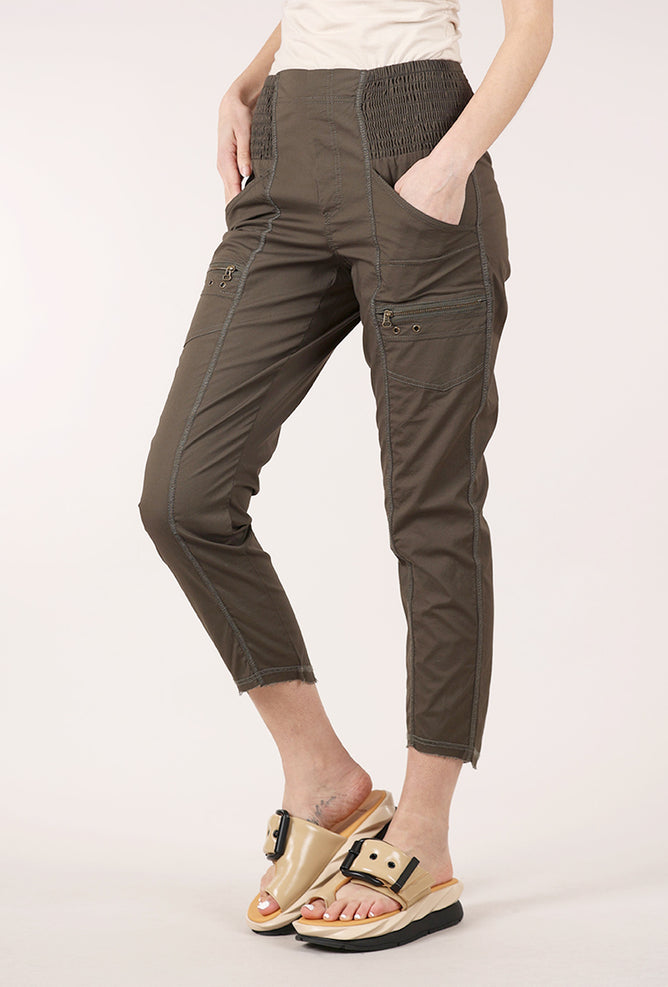 Wearables by XCVI Acker Slim Pant, Olive 