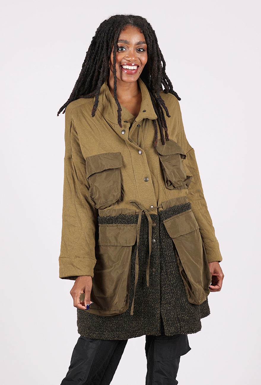 Alembika Tracker Tunic Jacket, Khaki 
