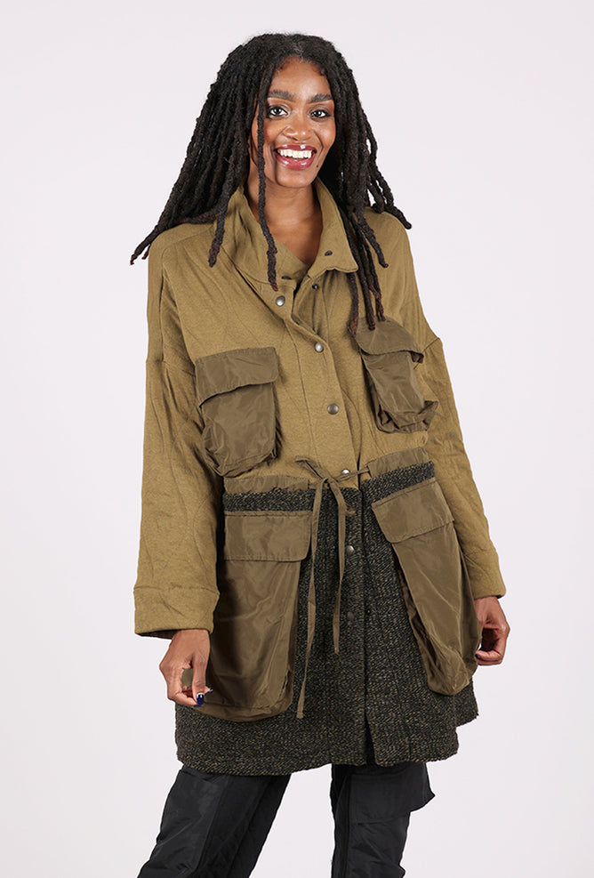 Alembika Tracker Tunic Jacket, Khaki 