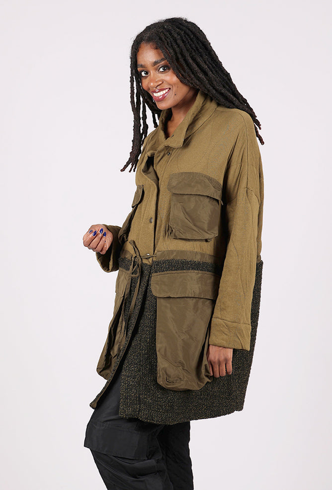 Alembika Tracker Tunic Jacket, Khaki 