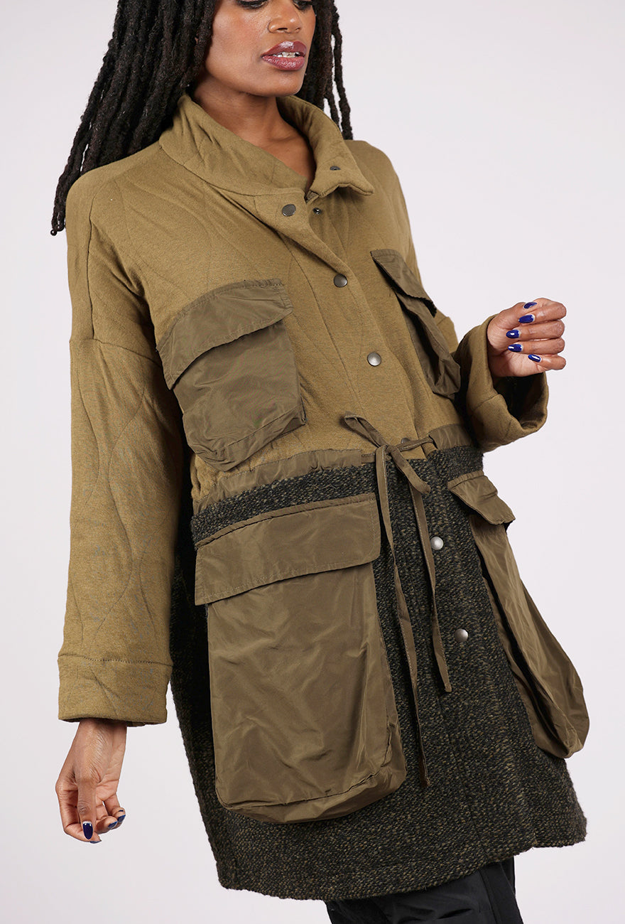 Alembika Tracker Tunic Jacket, Khaki 